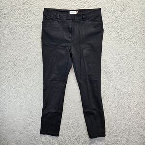 Calvin Klein Pants‎ Womens Size 8 Black Skinny Stretch Mid Rise